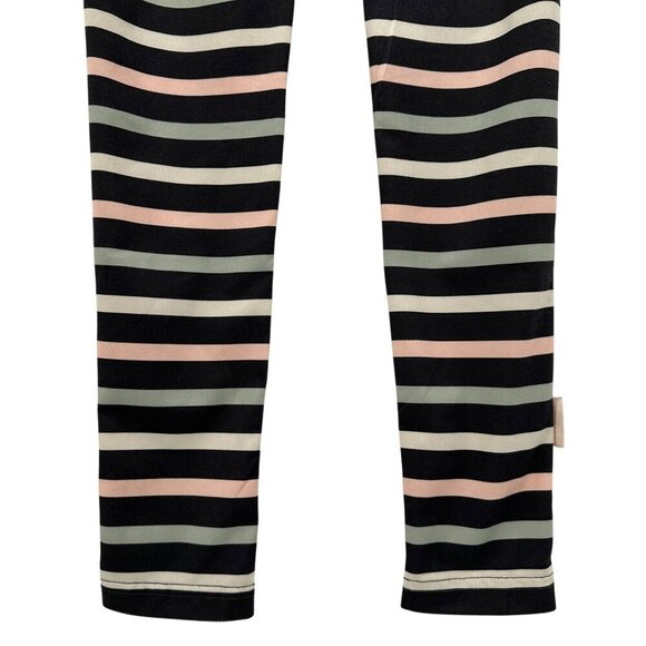 Kari Traa Fryd Base Layer Pants Striped Pink Gray Green Ivory Leggings XS - Picture 6 of 8